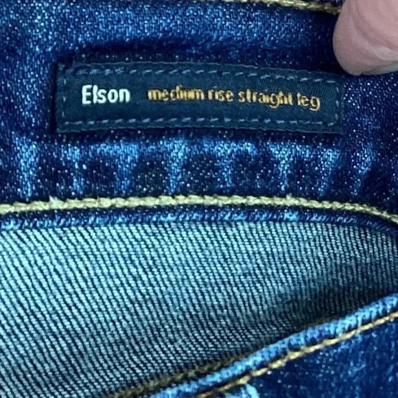 Citizens of Humanity Elson Womens 29 8 Medium Rise Straight Jeans Blue Stretch - Picture 8 of 12